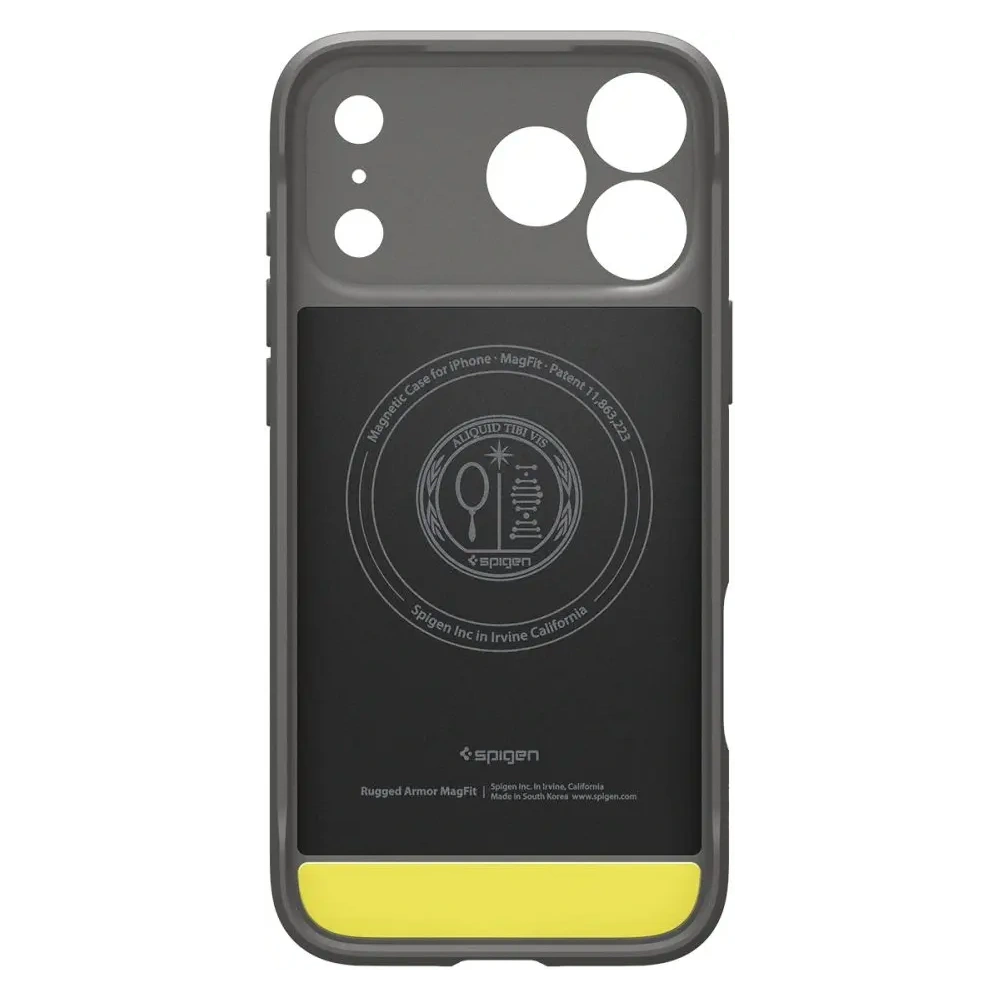 Etui Spigen Rugged Armor Mag MagSafe do Apple iPhone 17 Pro Max Grey