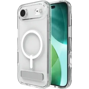 Etui ZAGG Crystal Palace Snap KS z podstawką do Apple iPhone Air MagSafe (clear)