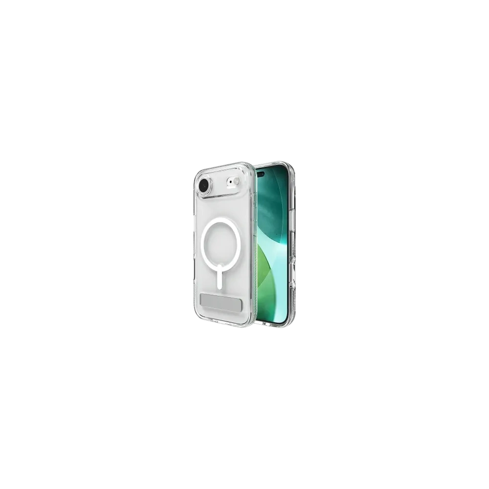 Etui ZAGG Crystal Palace Snap KS z podstawką do Apple iPhone Air MagSafe (clear)
