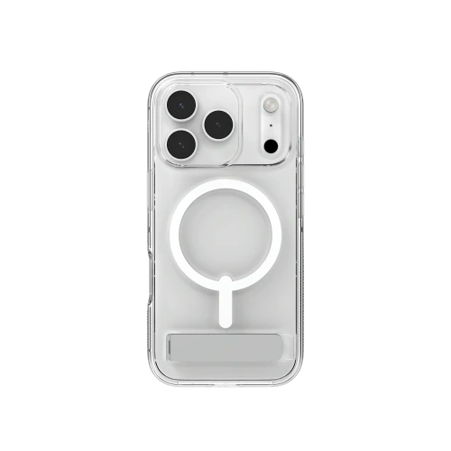 Etui ZAGG Crystal Palace Snap KS z podstawką do Apple iPhone 17 Pro MagSafe (clear)