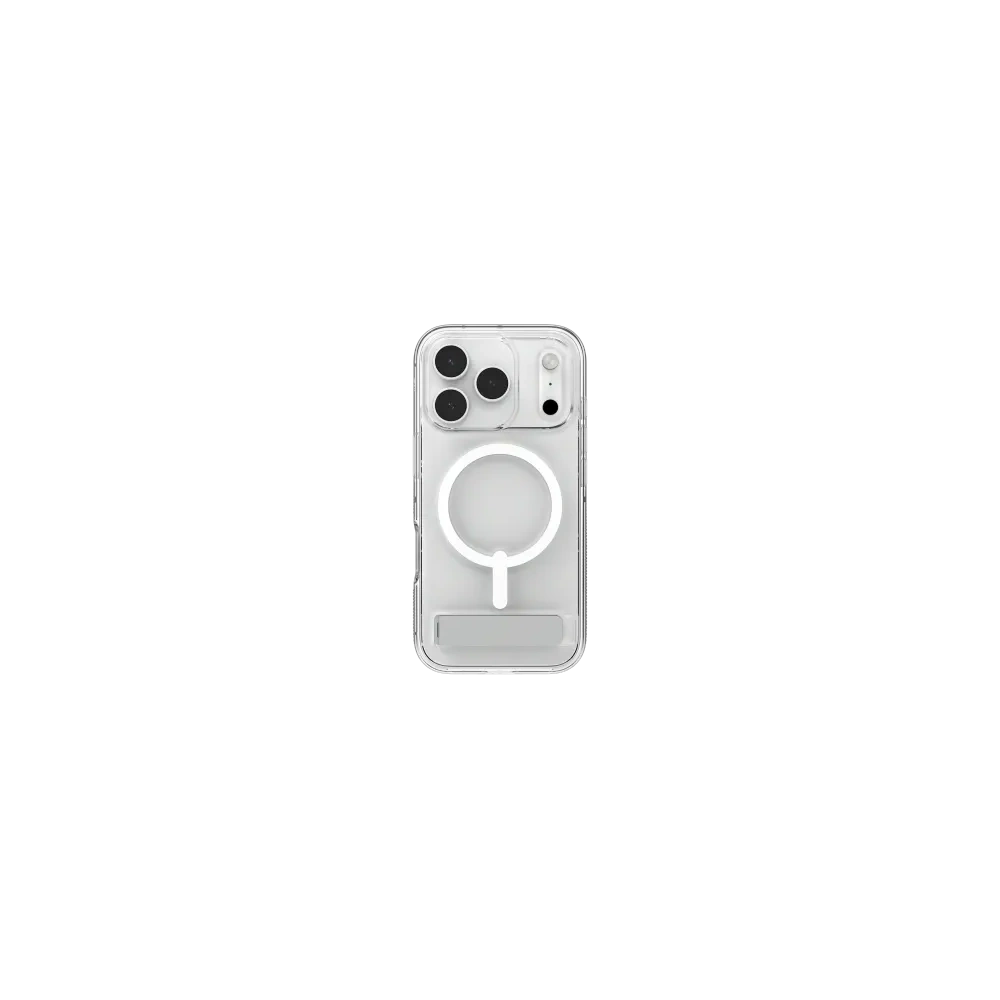 Etui ZAGG Crystal Palace Snap KS z podstawką do Apple iPhone 17 Pro MagSafe (clear)