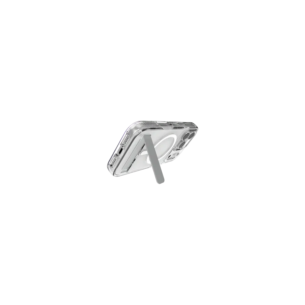 Etui ZAGG Crystal Palace Snap KS z podstawką do Apple iPhone 17 Pro MagSafe (clear)