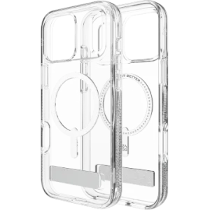 Etui ZAGG Crystal Palace Snap KS z podstawką do Apple iPhone 17 Pro Max MagSafe (clear)