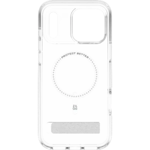 Etui ZAGG Crystal Palace Snap KS z podstawką do Apple iPhone 17 Pro Max MagSafe (clear)