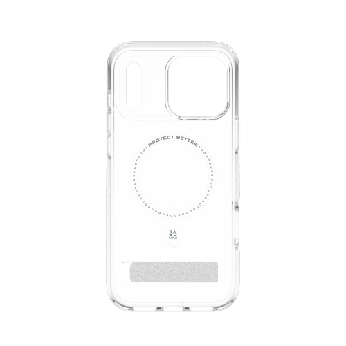 Etui ZAGG Crystal Palace Snap KS z podstawką do Apple iPhone 17 Pro Max MagSafe (clear)
