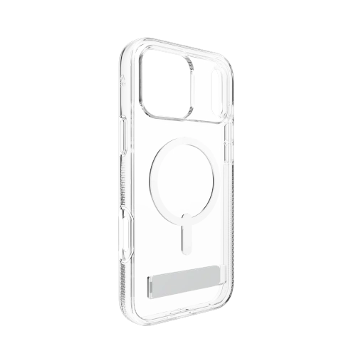 Etui ZAGG Crystal Palace Snap KS z podstawką do Apple iPhone 17 Pro Max MagSafe (clear)