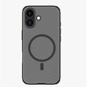 Etui Nillkin Super Frosted Shield Pro Magnetic MagSafe do Apple iPhone 17 półprzezroczyste-czarne