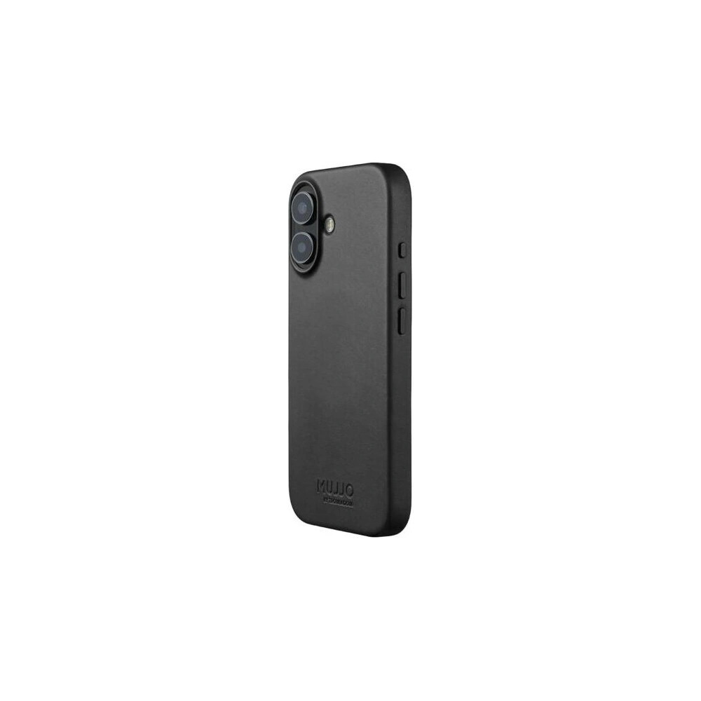 Etui Mujjo Leather Case do Apple iPhone 17 MagSafe (black)