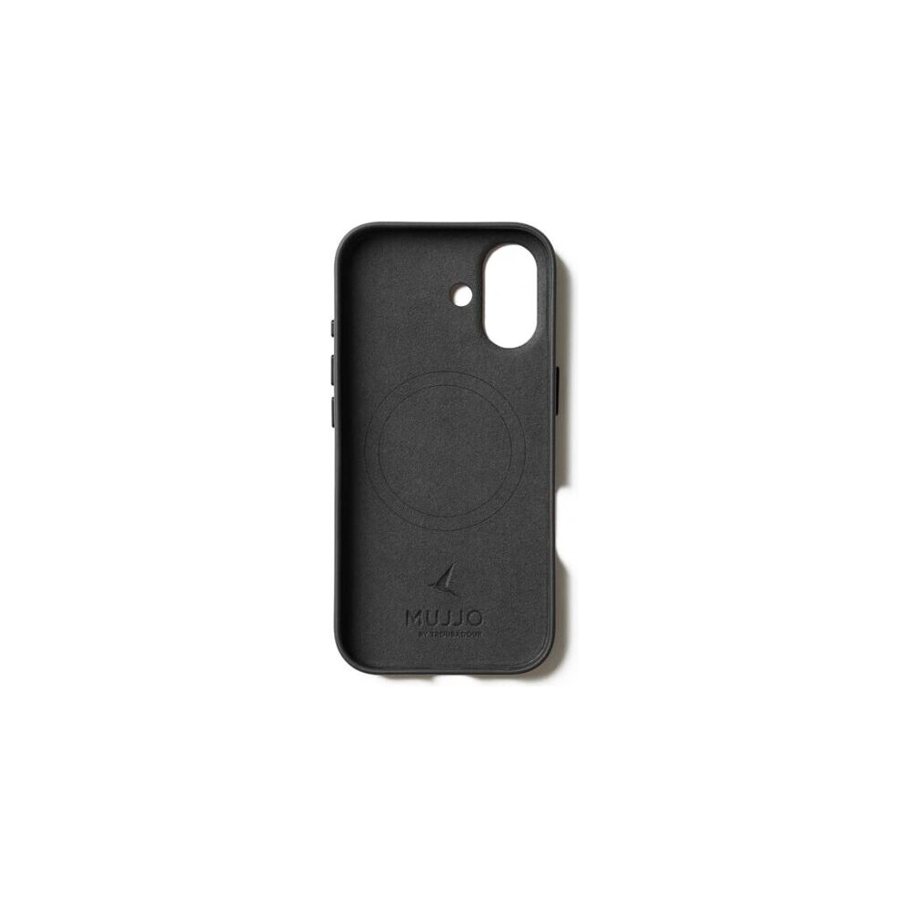 Etui Mujjo Leather Case do Apple iPhone 17 MagSafe (black)