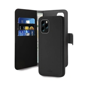 Etui PURO Wallet Detachable 2w1 Apple iPhone 11 Pro Max (czarny)