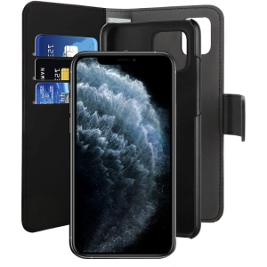 Etui PURO Wallet Detachable 2w1 Apple iPhone 11 Pro Max (czarny)