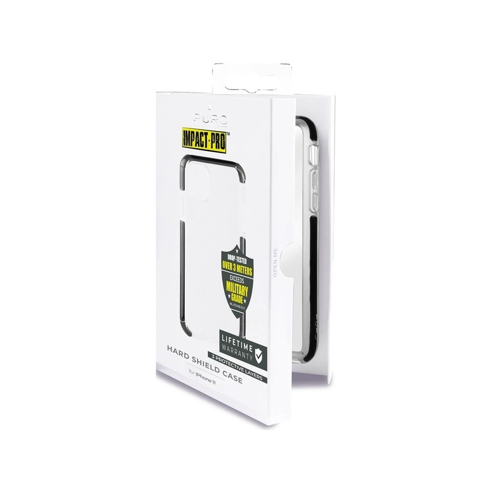 Hurtownia GSM - Etui PURO Impact Pro Hard Shield Apple iPhone 11 (černý rám) - PUR110BLK - {ean13} - Hurt