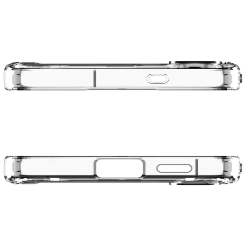 Etui Spigen Ultra Hybrid Mag MagSafe do Samsung Galaxy S25 FE Clear/white