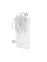 Powerbank Dudao K11 10000mAh z wbudowanymi kablami biały