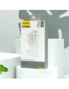 Powerbank Dudao K11 10000mAh z wbudowanymi kablami biały