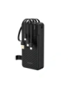 Powerbank Dudao K11 Pro 20000mAh z wbudowanymi kablami czarny