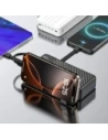 Powerbank Dudao K11 Pro 20000mAh z wbudowanymi kablami czarny