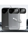 Powerbank Dudao K31 10000 mAh 22,5W PD z wbudowanym kablem szary