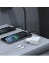 Ładowarka sieciowa Dudao A27 Max USB-A, USB-C 35W + kabel USB-C biała