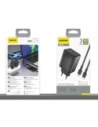 Ładowarka sieciowa Dudao A29C 65W GaN USB-A, 2xUSB-C + kabel USB-C czarna