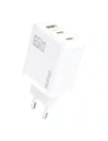Ładowarka sieciowa Dudao A29C 65W GaN USB-A, 2xUSB-C + kabel USB-C biała