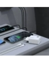 Ładowarka sieciowa Dudao A29C 65W GaN USB-A, 2xUSB-C + kabel USB-C biała
