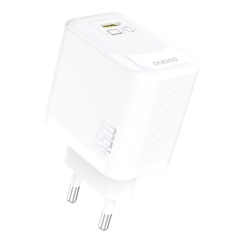Ładowarka sieciowa Dudao A28C 45W GaN USB-C + kabel USB-C biała