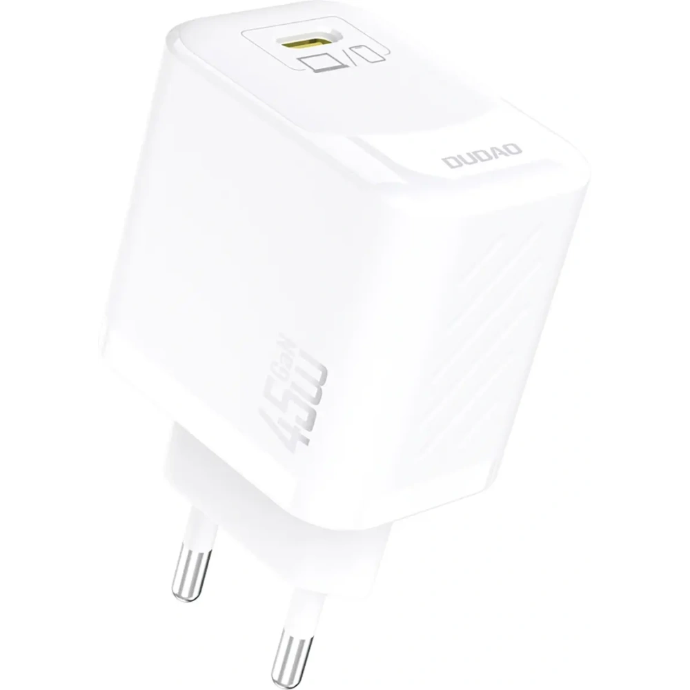 Ładowarka sieciowa Dudao A28C 45W GaN USB-C + kabel USB-C biała