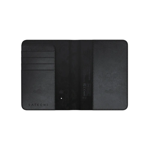 Etui na paszport z lokalizatorem Satechi FindAll Passport Cover kompatybilne z Apple Find My (black)
