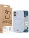 Silikonowe etui z pierścieniem magnetycznym Bizon Soft Case Magnetic do Apple iPhone 17 błękitne