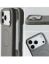 Silikonowe etui z pierścieniem magnetycznym Bizon Soft Case Magnetic do Apple iPhone 17 Pro grafitowe