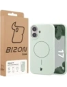 Silikonowe etui z pierścieniem magnetycznym Bizon Soft Case Magnetic do Apple iPhone 17 pistacjowe