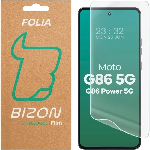 Folia hydrożelowa na ekran Bizon Glass Hydrogel Front do Motorola Moto G86 5G / G86 Power 5G