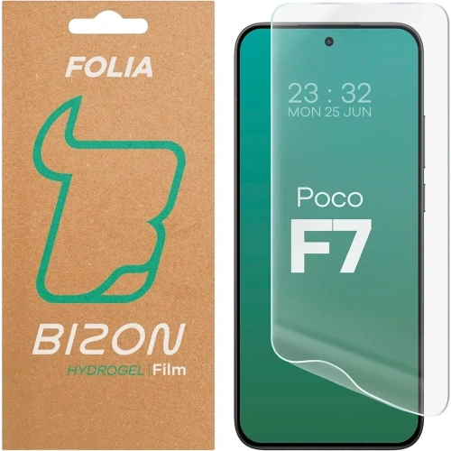 Folia hydrożelowa na ekran Bizon Glass Hydrogel Front do Xiaomi POCO F7