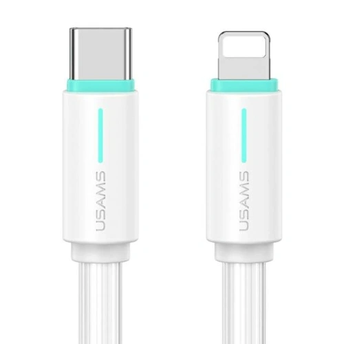 Kabel USAMS US-SJ735 SJ73530W YU Series SJ735USB02 USB-C / Lightning 1m biały