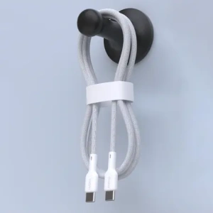Kabel Dudao L9C 65W USB-C / USB-C 2m biały