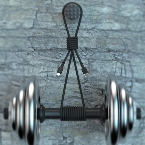 Kabel Dudao L9X 30W USB-C / Lightning 1m czarny