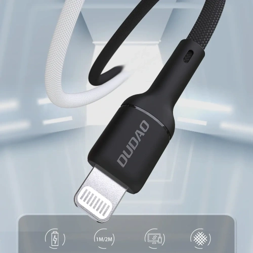 Kabel Dudao L9X 30W USB-C / Lightning 2m czarny