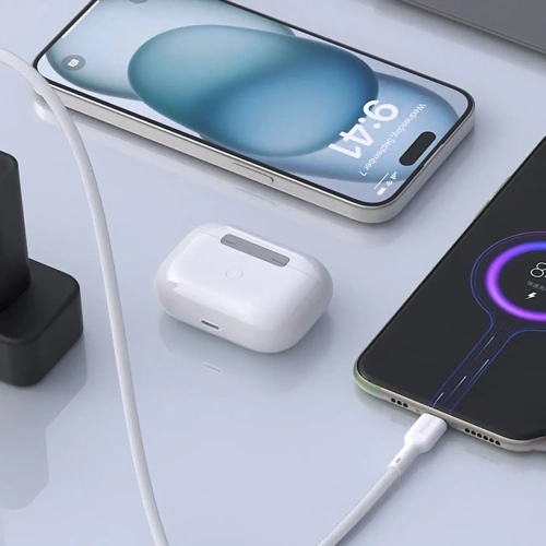 Kabel Dudao L9T 5A USB-A / USB-C 1m biały