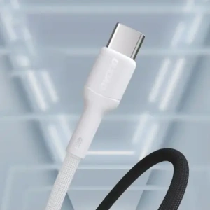 Kabel Dudao L9T 5A USB-A / USB-C 1m biały