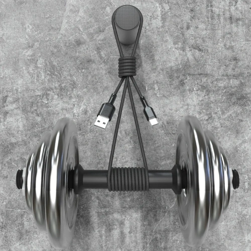 Kabel Dudao L9T 5A USB-A / USB-C 1m czarny