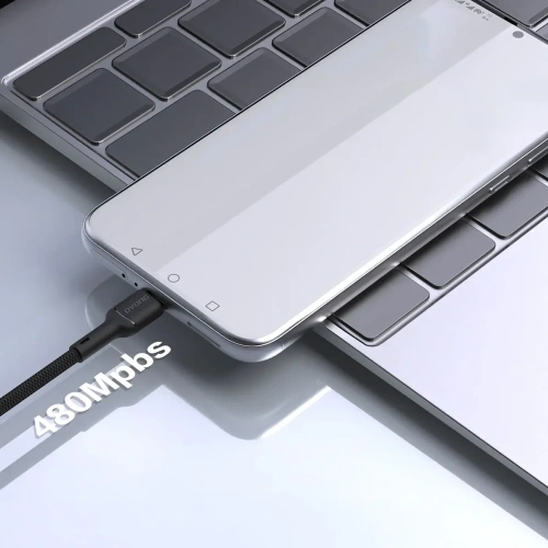 Kabel Dudao L9T 5A USB-A / USB-C 1m czarny