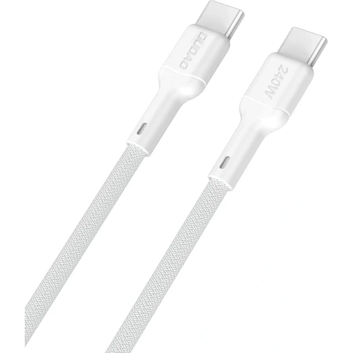 Kabel Dudao L9C Max 240W PD USB-C / USB-C 1.2m biały