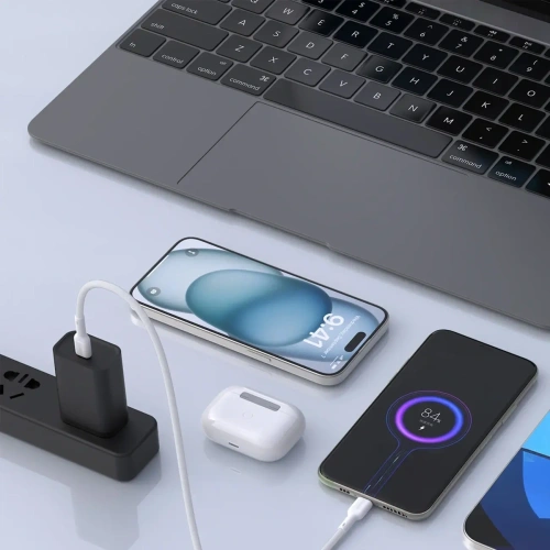 Kabel Dudao L9C Max 240W PD USB-C / USB-C 1.2m biały