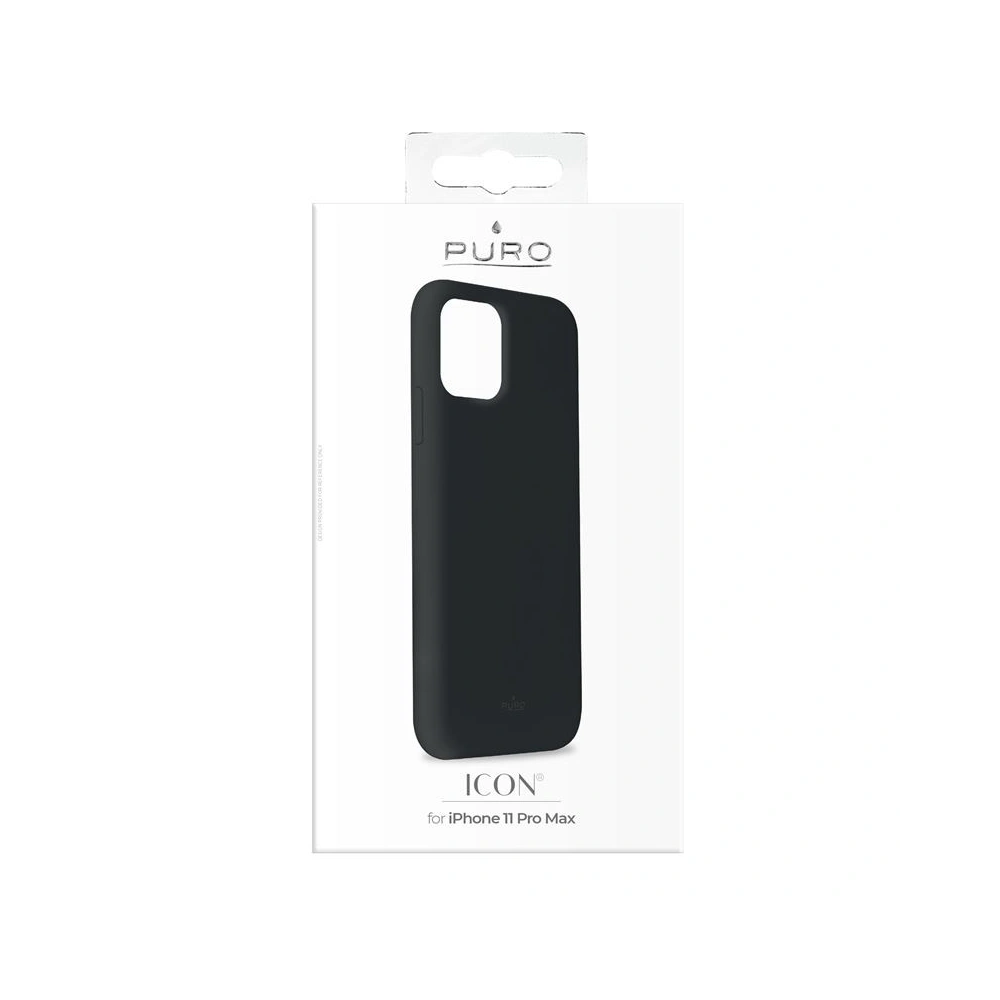 Hurtownia GSM - Etui PURO ICON Cover Apple iPhone 11 Pro Max (černý) - PUR126BLK - {ean13} - Hurt
