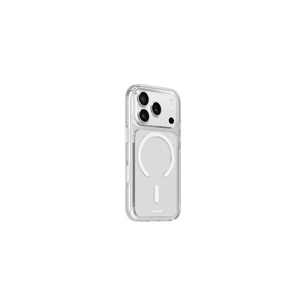 Etui Laut Crystal Fluro do Apple iPhone 17 Pro MagSafe (clear light gray)