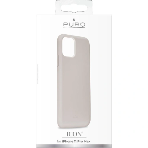 Etui PURO ICON Cover Apple iPhone 11 Pro Max (Taupe)