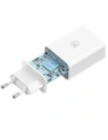 Ładowarka sieciowa USAMS 18W USB-A + kabel USB-A / Lightning Fast Charging biały