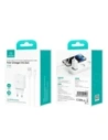 Ładowarka sieciowa USAMS 18W USB-A + kabel USB-A / Lightning Fast Charging biały