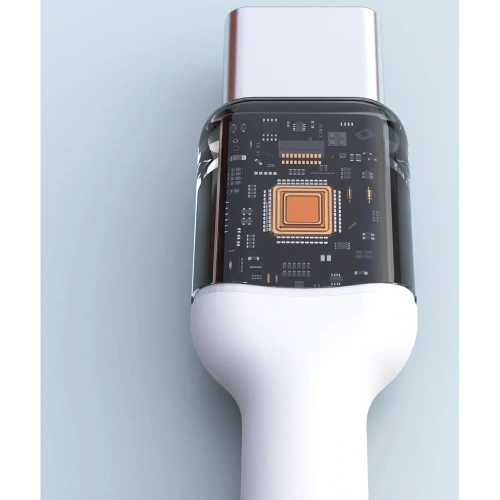 Kabel Dudao L9C Max 240W PD USB-C / USB-C 2m biały